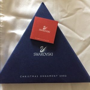 Swarovski 2002 Christmas Ornament